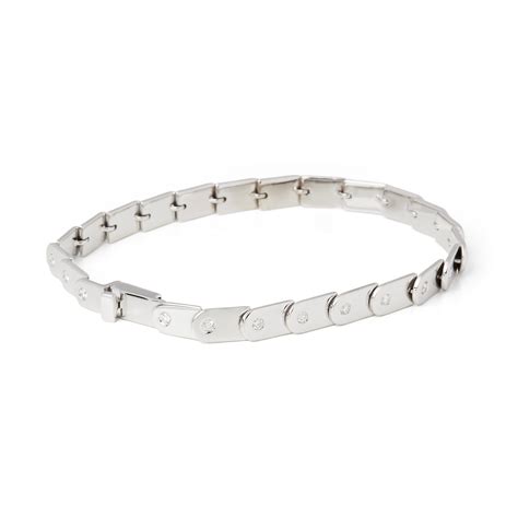 gucci 18k white gold bracelet|vintage Gucci gold bracelet.